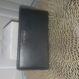 Michael Kors Black Textured Wallet